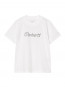 W ss chained t-shirt white 