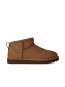 W classic ultra mini boots nubuck dark chestnut 