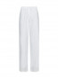 William embroidery pants white M