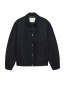 Wool coach jacket black 