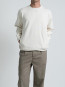 Yard fusion sweatshirt bianco 