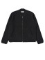Zip bomber wool fleece black 