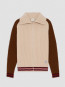 Zipped cardigan sherpa off white 