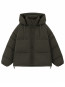 Zonza puffer jacket black olive 