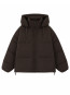 Zonza puffer jacket dk brown 