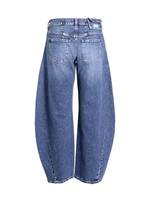 05 the o shape pants washed blue 26/32