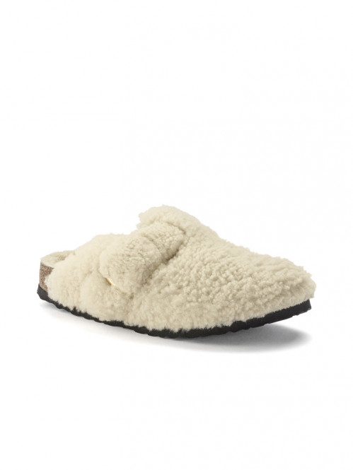 Boston big buckle teddy eggshell 
