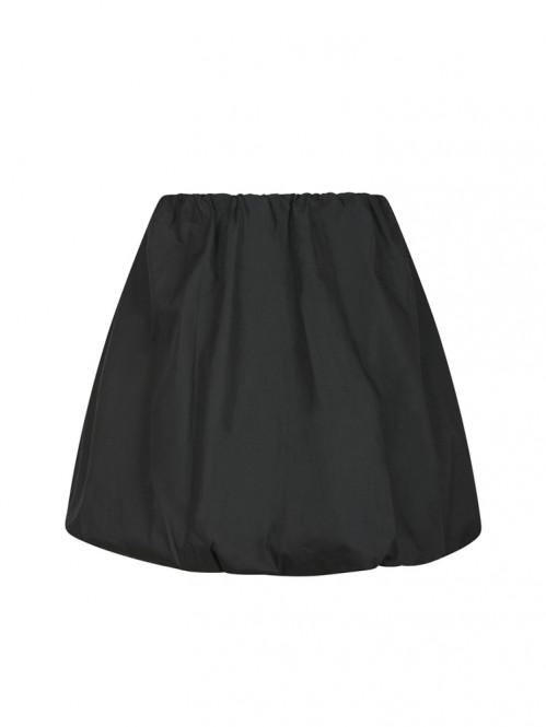 Stela short balloon skirt black S