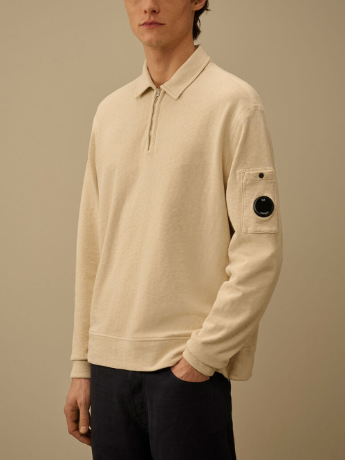 Malfile fleece polo sweatshirts frozen dew 