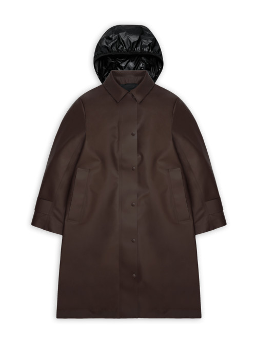 Nara w long jacket bark 
