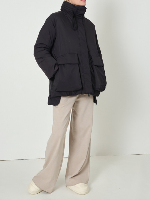Lami short parka black 