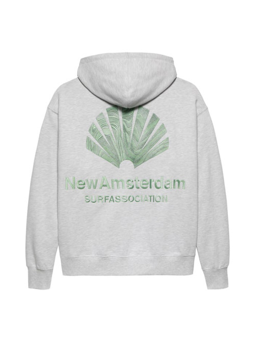 Logo hoodie ash teal 