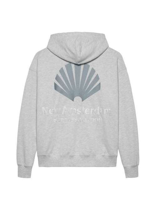 Logo hoodie ash green 