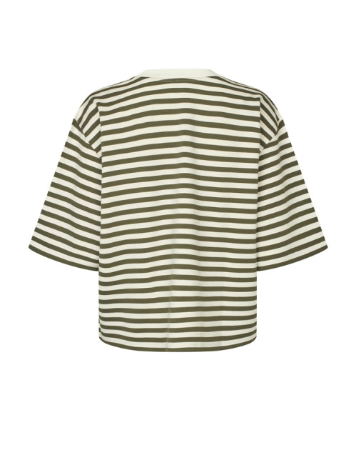 Emrys-m betsy stripe t-shirt olive 