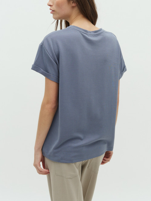 Amana bosko t-shirt vint indigo 