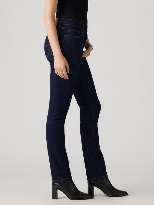 724™ high rise straigth jeans blue wave rinse 