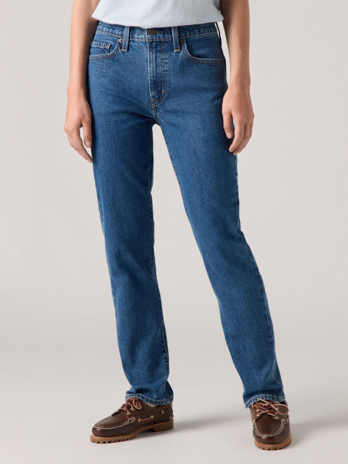 724™ high rise straigth jeans mosey mid stone 