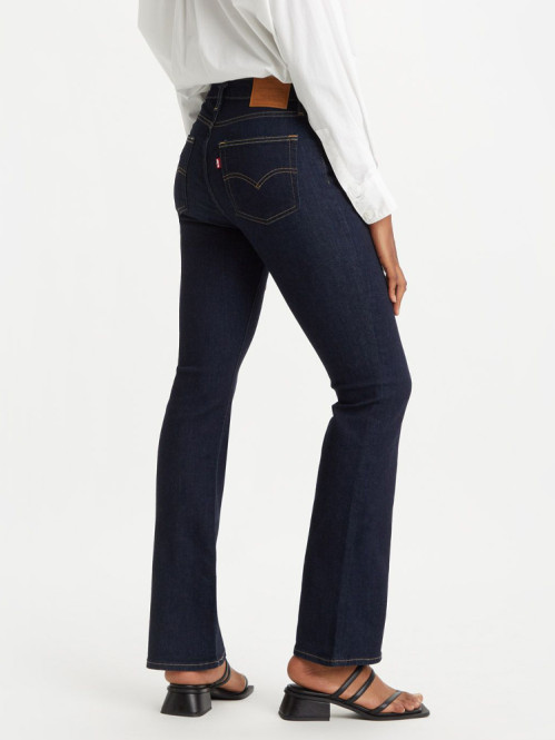 725 high rise bootcut blue wave rinse 