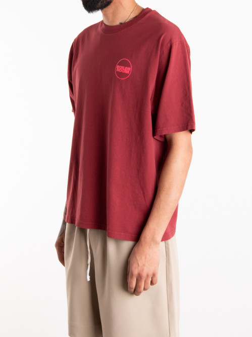 Core boiler room tee t-shirt oxblood 