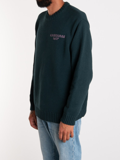 Helix sweater deep lagoon 