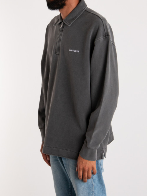Pique script sweat black 