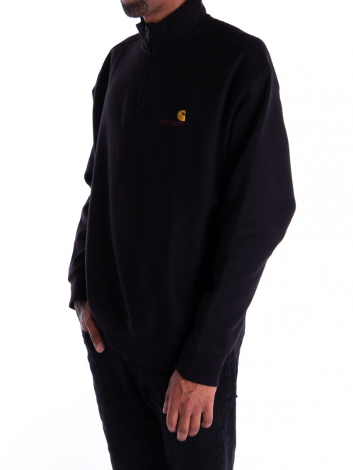Half zip sweater black 
