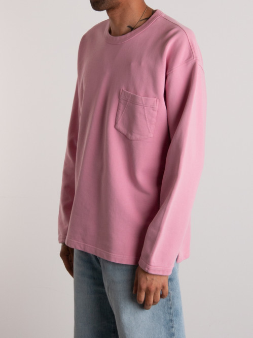 GMT dye sweatshirt washed berrry 