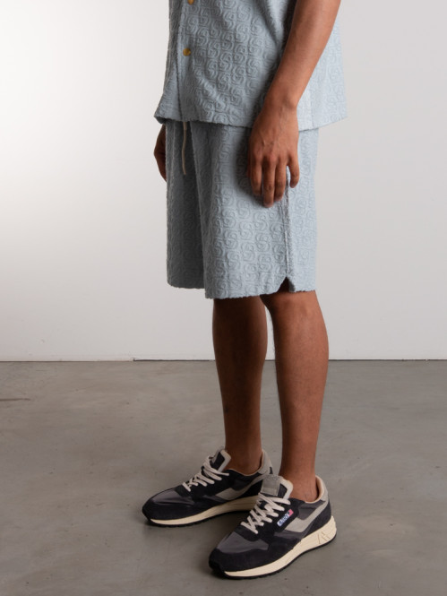 Monogram shorts blue 
