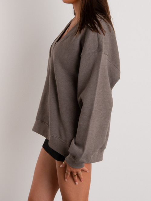 Sky pullover taupe 