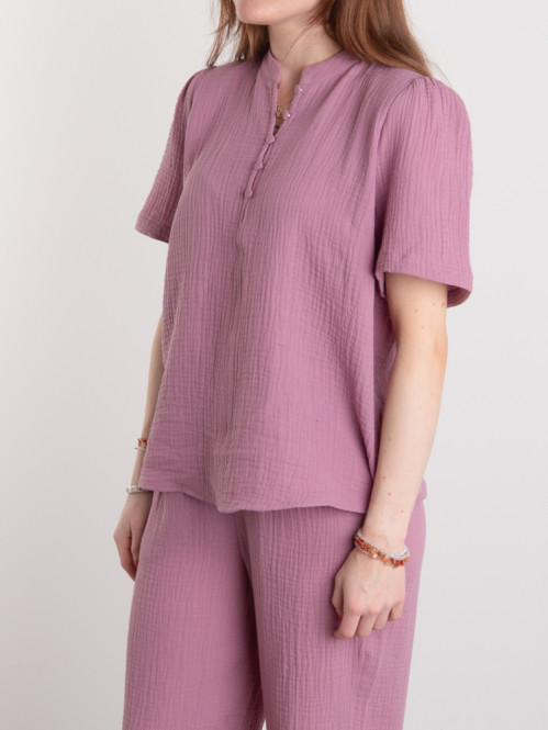 Edelyn s-m renetta shirt dusty orchid S