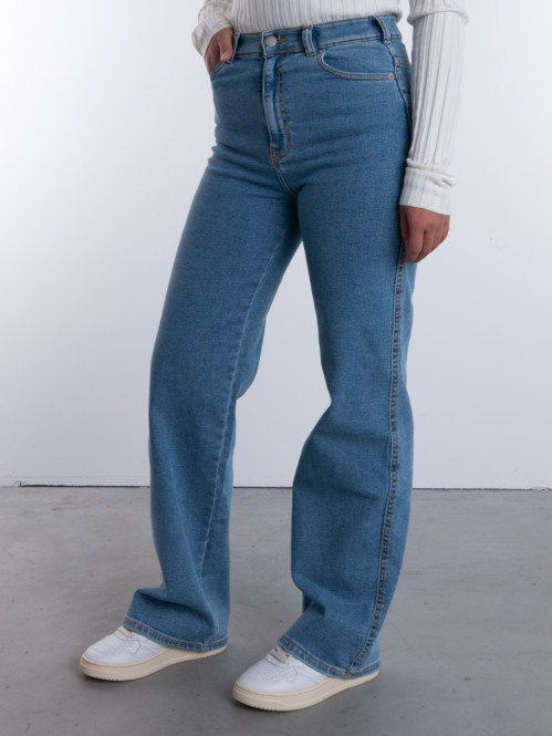Moxy straight cape plain jeans light blue 
