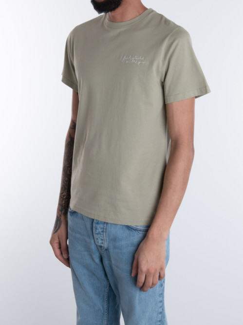Gravel t-shirt sage white 
