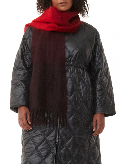 Mohair gradient scarf port royale 