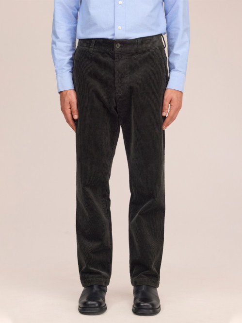 Aden corduroy pants dark army 