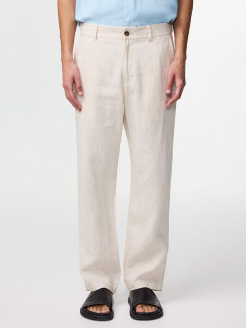 Aden linen chino oat 