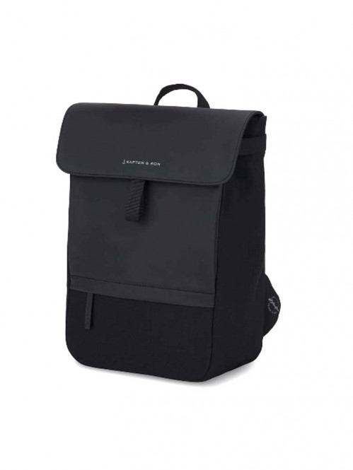 Fyn small backpack all black OS