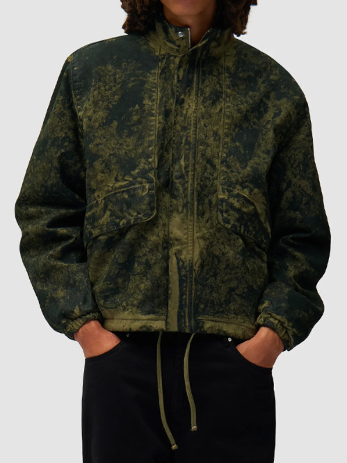 Allover pain jacket green 