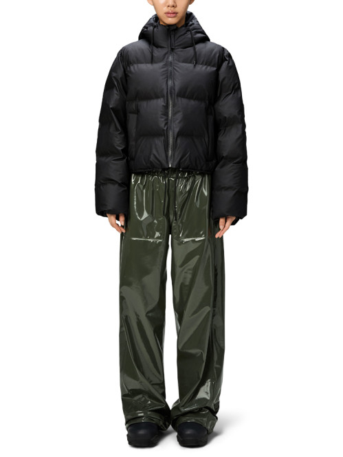 Alta short puffer jacket black 