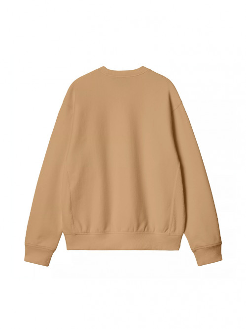 American script sweatshirt peanut XL