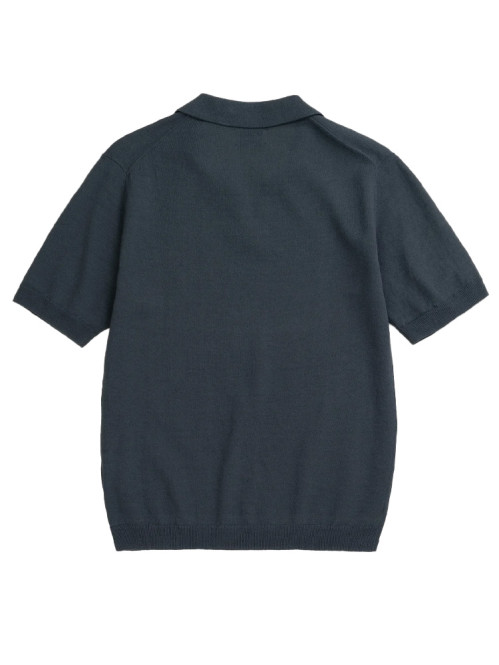Anholt cotton paper polo graphite 