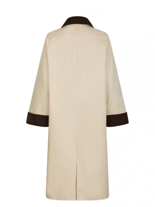 Anneli cord coat ivory 