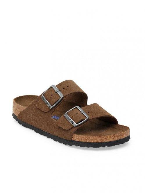 Arizona sf suede sandals dark tea 