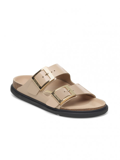 Arizona droplet buckle sandals new beige 