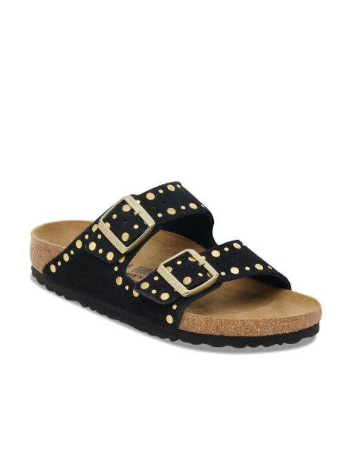 Arizona rivet sandals suede black 