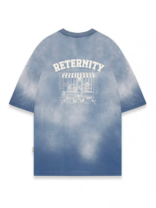 Arts craft t-shirt washed blue 