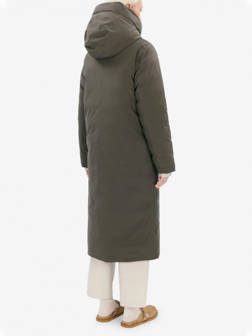 Asha reversible parka dusk olive 
