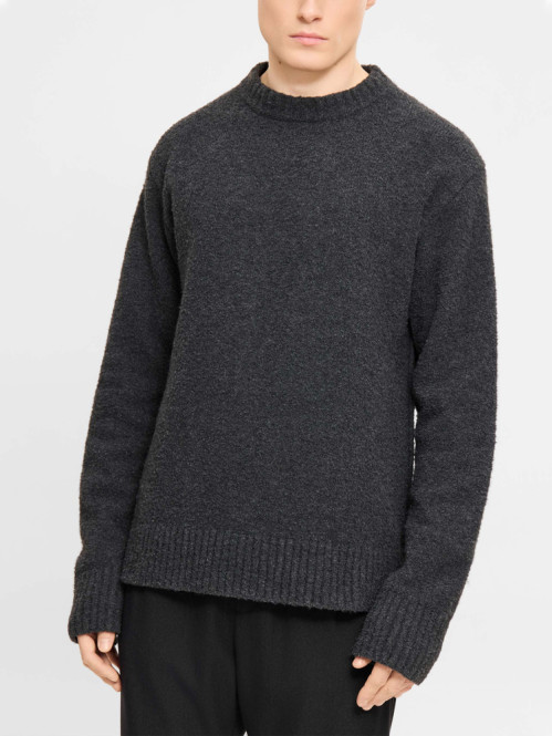 Assar pullover dk grey mel 
