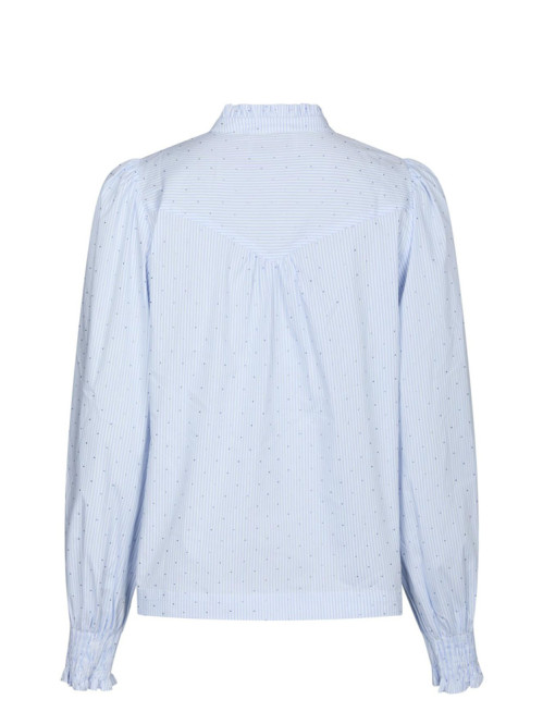 Astrida stripe stone blouse light blue 