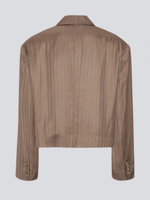 Asymmetric blazer timber wolf 