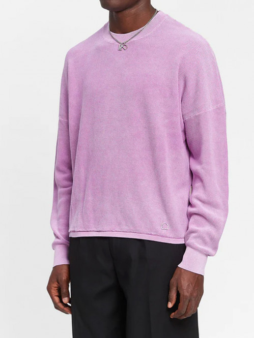 Atelier knit sweater washed lilac 